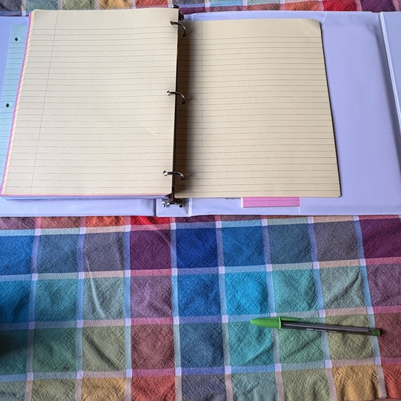 🩵💛❤️ DISNEY100 MICKEY & FRIENDS CLASSIC STATIONERY 3-RING BINDER ❤️💛🩵 NWT - Picture 5 of 16